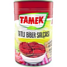 PEPPER PASTE MILD (TATLI BIBER SALCASI) 4300G TAMEK (TURKISH)